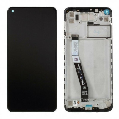 Дисплей (LCD) Xiaomi Redmi Note 9/  Redmi 10X 4G з сенсором чорний + рамка