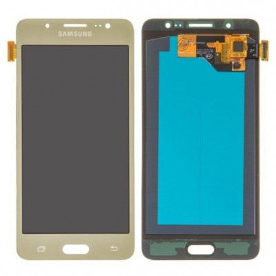 Дисплей (LCD) Samsung J510 Galaxy J5 2016 OLED з сенсором золотий