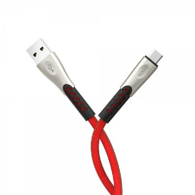 USB кабель Hoco U48 Superior Speed Micro USB 2.4A (1200mm) червоний