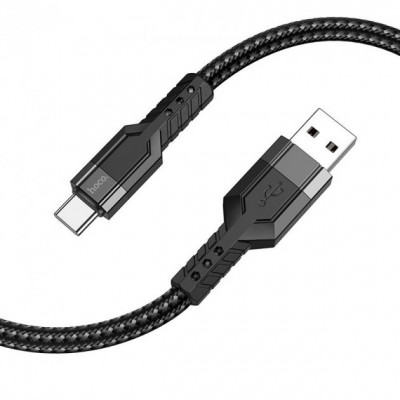 USB кабель Hoco U110 Type- C -  iPhone (1200mm) чорний