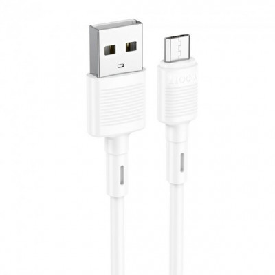 USB кабель Hoco X83 Micro USB (1000mm) белый