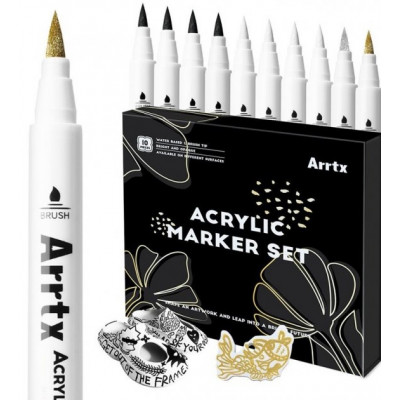 Акриловые маркеры Arrtx AACM-0500-10A, 10 шт.
