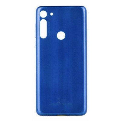 Задня кришка Motorola XT2045- 1 Moto G8 Neon Blue синя *