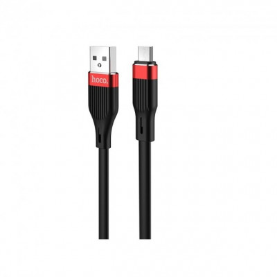 USB кабель Hoco U72 Forest Micro USB 2.4A (1200mm) чорний *