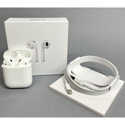 Bluetooth Airpods 2 (Jerry H3PJ6JHRLX2Y A2032/  A2031/  A1602) білі