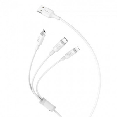 USB кабель Hoco X25 Soarer Micro USB (1000mm) белый