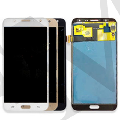 Дисплей (LCD) Samsung J701 Galaxy J7 Neo 2017 OLED з сенсором срібний