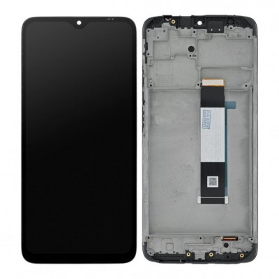 Дисплей (LCD) Xiaomi Redmi 9T/  Poco M3 з сенсором чорний + рамка