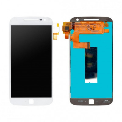 Дисплей (LCD) Motorola XT1641 Moto G4 Plus/  XT1640/  XT1642/  XT1644 з сенсором білий *