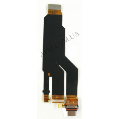 Шлейф (Flat cable) Sony F8331 Xperia XZ/  F8332/  G8231/  G8232 з роз'ємом зарядки,  Type- C