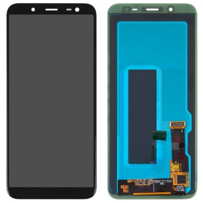 Дисплей (LCD) Samsung GH97- 22145A J810 Galaxy J8 2018 з сенсором чорний сервісний