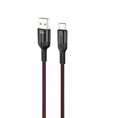 USB кабель Hoco U68 Gusto flash charging Micro USB 4A (1200mm) чорний