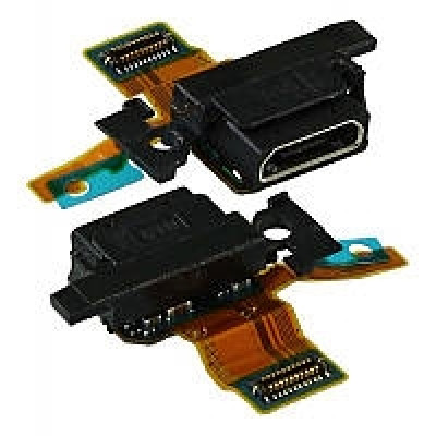 Шлейф (Flat cable) Sony F5321 Xperia X Compact з роз'ємом зарядки,  Type- C*