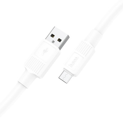 USB кабель Hoco X84 Micro USB (1000mm) белый