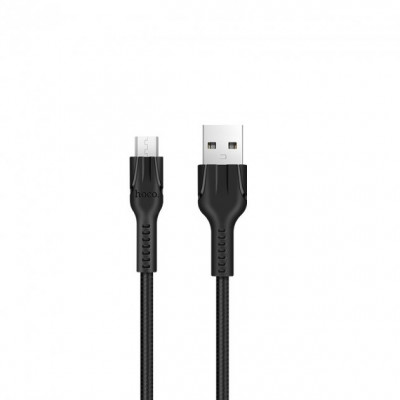 USB кабель Hoco U31 Benay Micro USB (1000mm) чорний