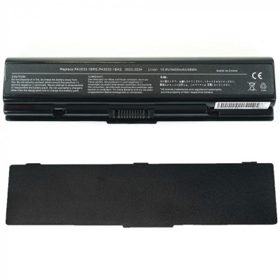 Аккумулятор Toshiba PA3534 (A200, A215, A300, A350, A500, L300, L450, L500) 10.8V 4400mAh Black (OEM)