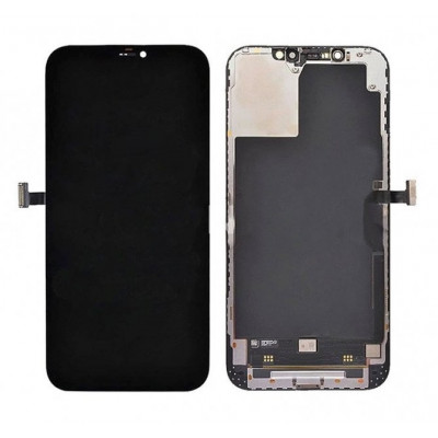Высококачественный черный переклеювание сенсора LCD дисплея iPhone 12 Pro Max - доступно в магазине Allbattery.ua