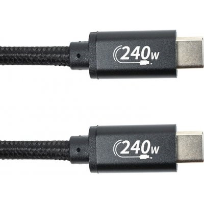 Кабель San Guan USB Type-C - USB Type-C PD 240W, 3м, черный