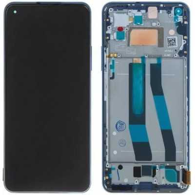 Дисплей для Xiaomi 11 Lite, 11 Lite 5G, чорний, без рамки, ., (OLED), #WM6556Z21-1