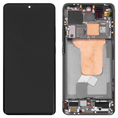Дисплей для Xiaomi 12, 12S, 12X, чорний, з рамкою, Original (PRC)