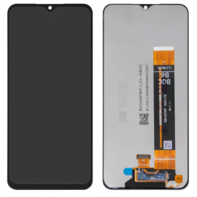 Оригинальный черный безрамочный дисплей для Samsung A235 Galaxy A23 (переклеенное стекло) - купить в магазине allbattery.ua