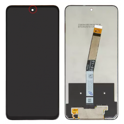 Дисплей Xiaomi Redmi Note 9 Pro/Note 9S, черный, без рамки, Оригинал, с переклеенным стеклом - allbattery.ua