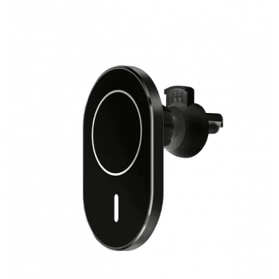 Автодержатель с функцией беспроводной зарядки Wiwu LIBERATOR Magnetic Wireless Charger (CH306) Black
