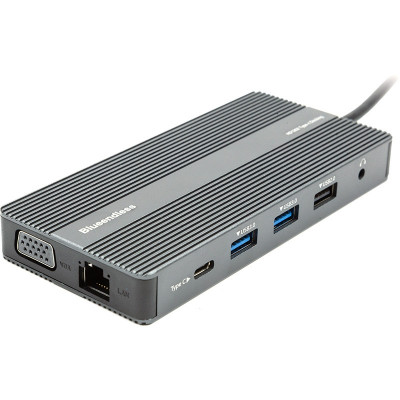 USB-хаб Blueendless USB Type-C - 2xHDMI, VGA, LAN, 3xUSB Type-A, SD, TF, USB Type-C PD100W, Aux
