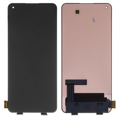 Дисплей для Xiaomi 11 Lite, 11 Lite 5G, чорний, з рамкою, ., (OLED), #WM6556Z21-1