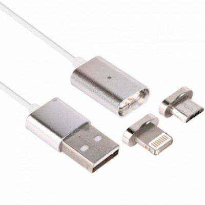 USB кабель магнитный V8 iPhone USB (1000mm)*