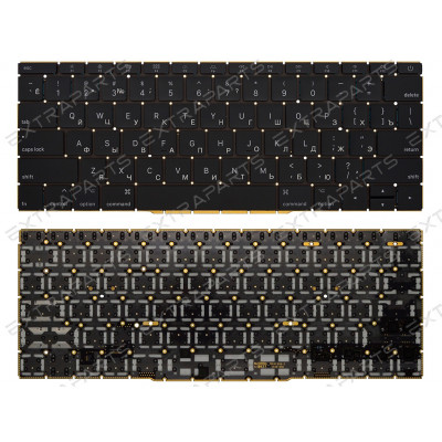Компактная Клавиатура APPLE MacBook Pro 13 A1708 (EMC 2978) черная, без фрейма - идеальное решение для вашего ноутбука!