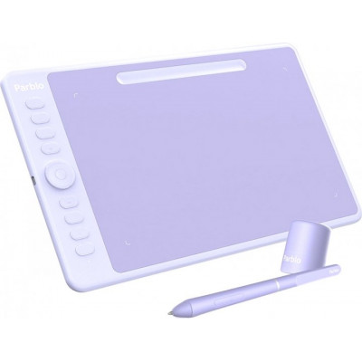 Графический планшет Parblo Intangbo M, фиолетовый