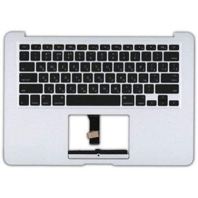 Короткий H1 заголовок для магазина allbattery.ua:"Клавиатура для MacBook Air 2012+, Black/Silver TopCase, RU (горизонтальный энтер)"