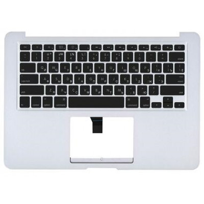 Клавиатура для ноутбука Apple MacBook Air (A1369) 2010+ Black, Silver TopCase, RU (горизонтальный энтер) – купить в allbattery.ua