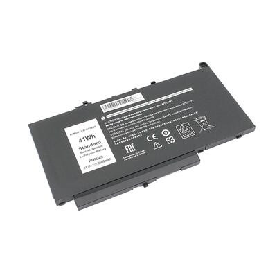 Аккумулятор для ноутбука Dell 0579TY Latitude E7470 11.4V Black 3600mAh Аналог