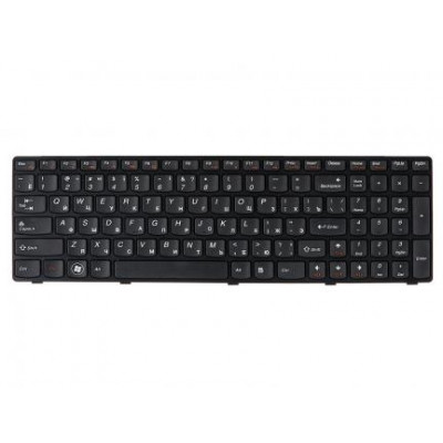 Клавиатура для Lenovo IdeaPad G570 Z560 Z560A Z565A B580 B590 черная  (25-010793)