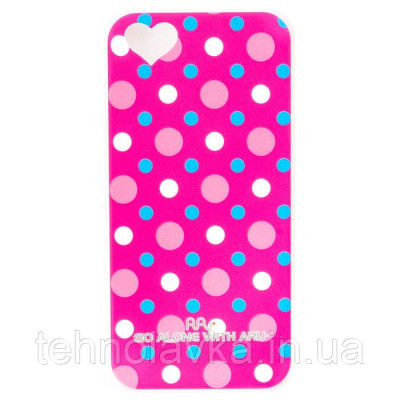 Чехол ARU для iPhone 5/5S/5SE Cutie Dots Pink