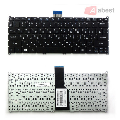 Клавиатура Acer Aspire S3-391 S3-951 S5-391 V5-121 V5-131 One 756 TravelMate B113 B115 черная Original PRC (9Z.N7WSC.10R) – качественный выбор для вашего ноутбука на allbattery.ua