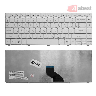 Клавиатура белого цвета (9Z.N1P82.40R) для Gateway NV49C Packard Bell EasyNote NM85 NM86 NM87 - идеальное решение для вашего ноутбука!