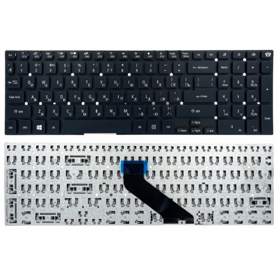 Клавиатура для Gateway NV55 NV57 PackardBell TS11 LS11 F4211 черная без рамки Прямой Enter  (PK130HQ1A04)