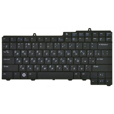 Клавиатура для ноутбука DELL Latitude E5400: черная, черный фрейм - в магазине allbattery.ua