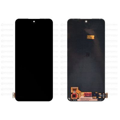 Дисплей для Xiaomi Redmi 12 4G, чорний, без рамки, Оригінал (переклеєне скло)