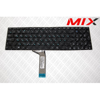 Клавіатура ASUS S550CA, S550CB, S550CM чорна без рамки RUUS