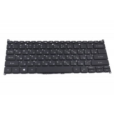 Клавіатура ACER Swift 5 SF514-55TA Черная з підсвічуванням RU/US/UKR