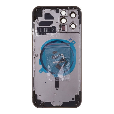 Корпус iPhone 12 Pro Max срібний (з утримувачем Sim-  карти,  бічними кнопками)