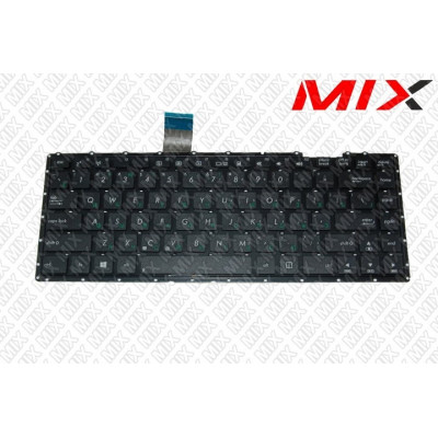 Клавіатура Asus X401 X401A X401U F401 F401A F401U чорна без рамки RUUS