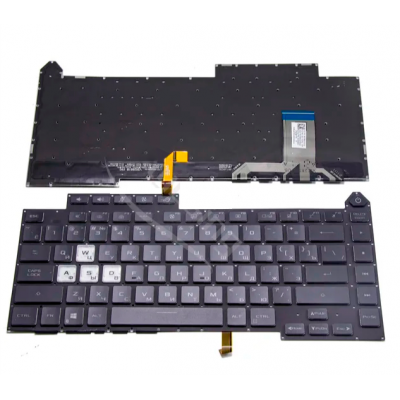 Клавиатура для Asus Rog Strix G15 G513 G513RC G513RM G513RW G513QR G513QE G513IM G513IE G513IC Rus US с подсветкой (под заказ 30-45 дней)