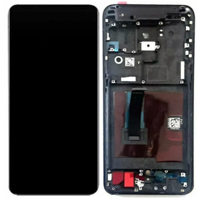 Дисплей (LCD) Oppo Reno 2 TFT (без Touch ID) з сенсором чорний + рамка*