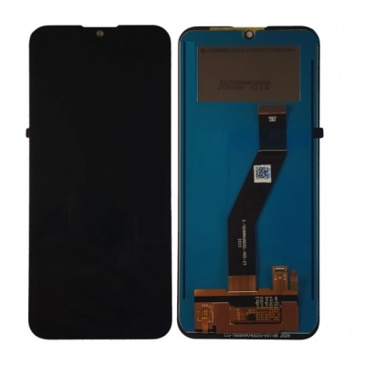 Дисплей (LCD) Motorola XT2053- 1- 2- 3 Moto E6s з сенсором чорний