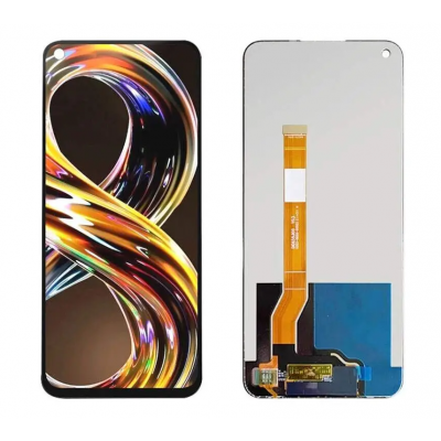 Дисплей (LCD) Realme 8i/  Realme 9i/  Narzo 50 4G/  Oppo A96 4G з сенсором чорний
